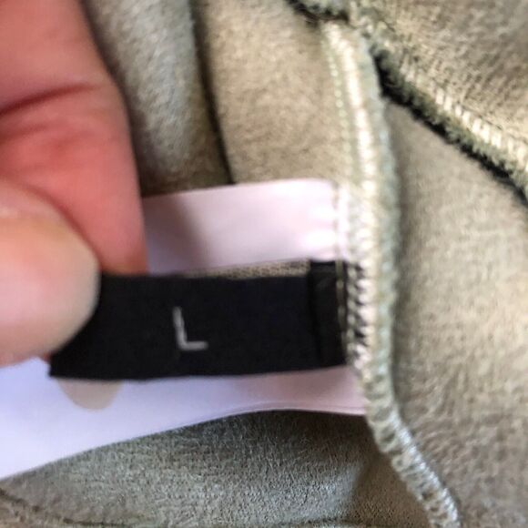 MOTF Faux Sherpa Crop Jacket Green Size Large - Picture 4 of 12